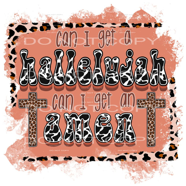 can I get an amen #4822 Sublimation transfers - Heat 