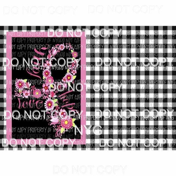 Cancer Combo Sheet #2 Sublimation transfers 13 x 9 inches Heat Transfer