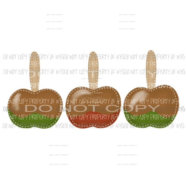 Caramel Apples Sublimation transfers Heat Transfer