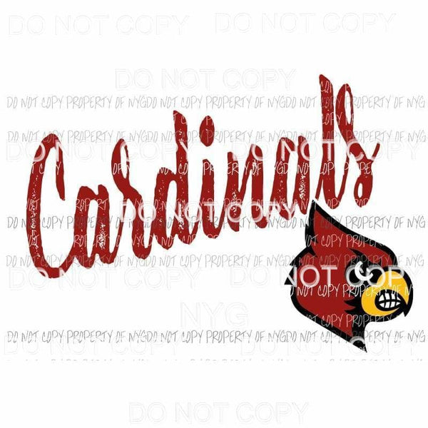 Cardinals #45 maroon gold Sublimation transfers Heat Transfer