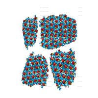 cardinals colombia blue and red patches # 10029 Sublimation 