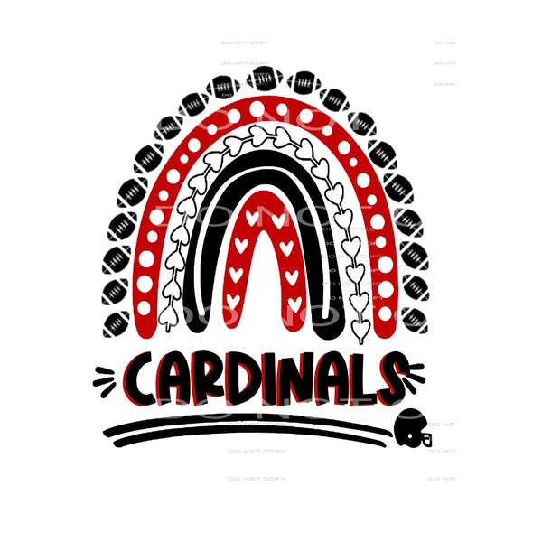 Cardinals Football # 1050 Sublimation transfers - Heat 