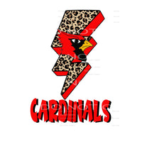 Cardinals Lightning bolt # 22278 Sublimation transfers - 