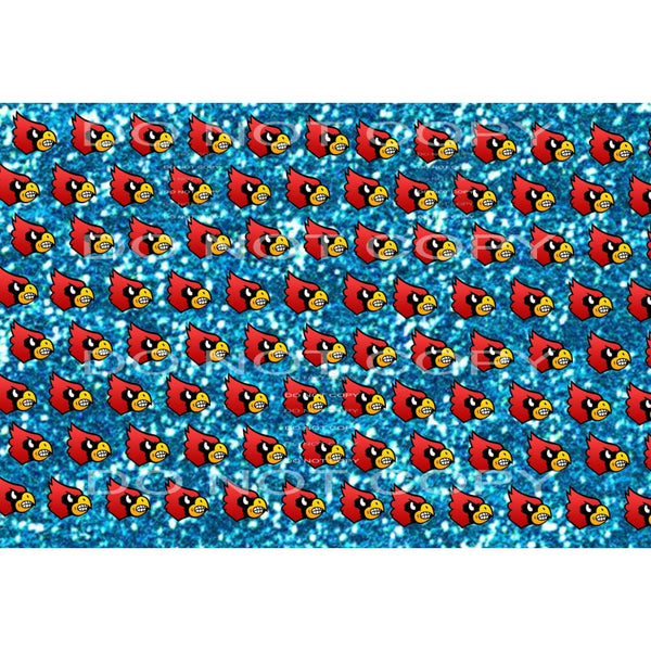 Cardinals sheet Colombia Blue and red # 10032 Sublimation 