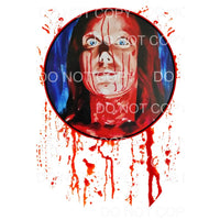 Carrie Horror Movie Blood Splatter Sublimation transfers - 