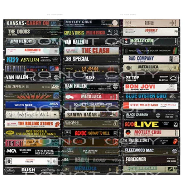 cassette tapes #6850 Sublimation transfers - Heat Transfer