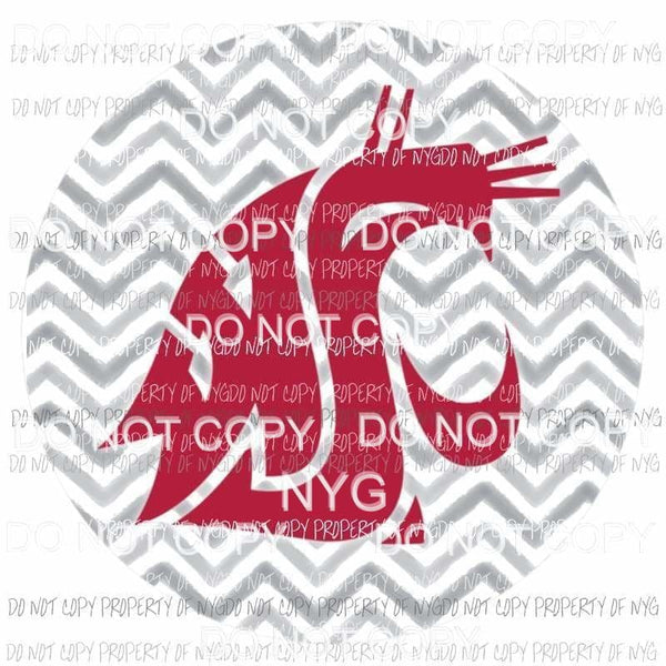 Central Illinois Predators chevron circle Sublimation transfers Heat Transfer