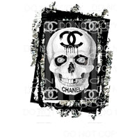Chanel Skull # 2 Sublimation transfers - Heat Transfer