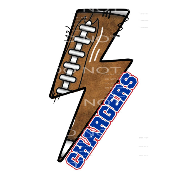 Chargers Football Chargers Football # 55538 Sublimation 