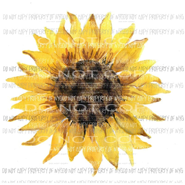 Cheetah Sunflower Sublimation transfers Heat Transfer