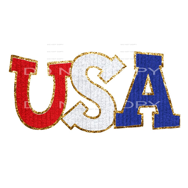 Chenille USA # 12073 Sublimation transfers - Heat Transfer