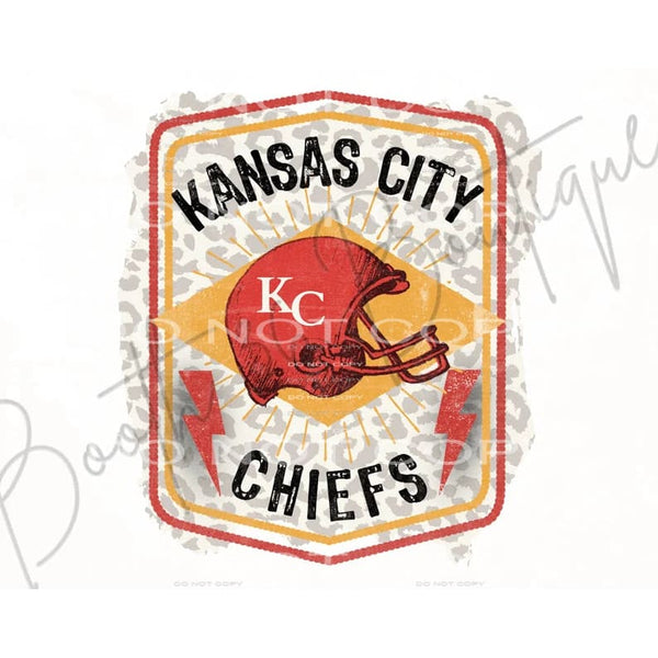Chiefs # 8015 Sublimation transfers - Heat Transfer Graphic