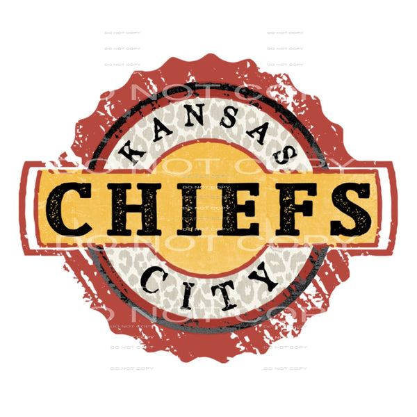 Chiefs # 8016 Sublimation transfers - Heat Transfer Graphic