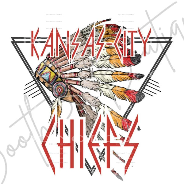 Chiefs # 8025 Sublimation transfers - Heat Transfer Graphic
