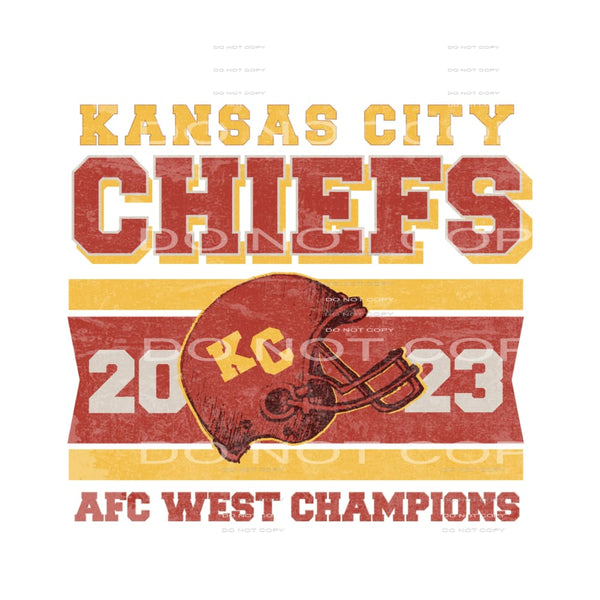 Chiefs # 8028 Sublimation transfers - Heat Transfer Graphic