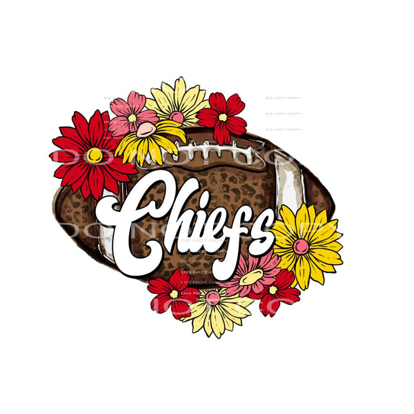 chiefs # 8052 Sublimation transfers - Heat Transfer Graphic