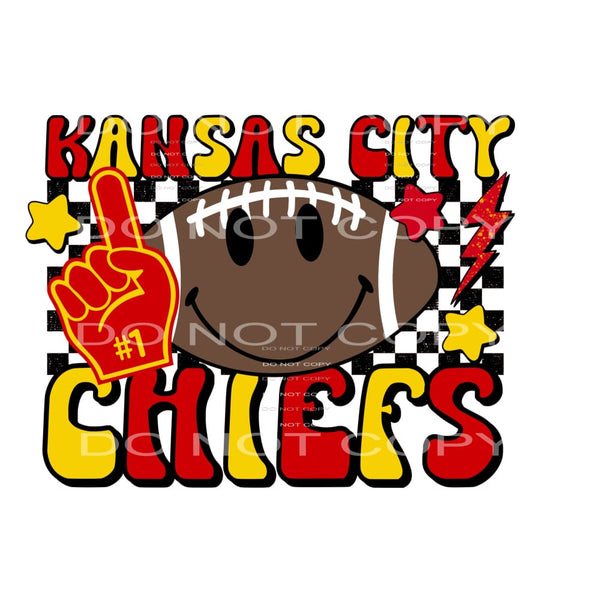 Chiefs # 8056 Sublimation transfers - Heat Transfer Graphic