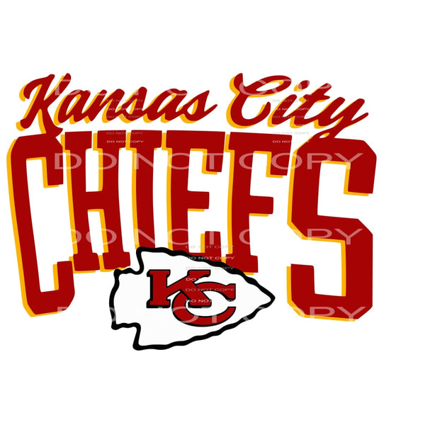 Chiefs # 8127 Sublimation transfers - Heat Transfer Graphic
