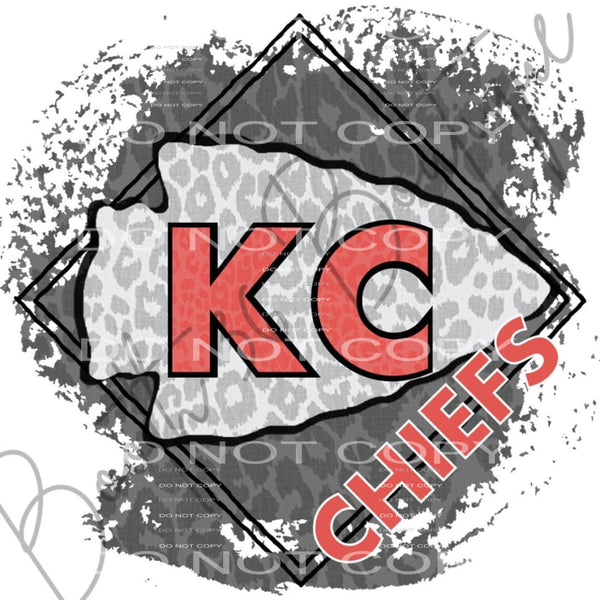 Chiefs # 8128 Sublimation transfers - Heat Transfer Graphic