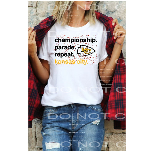 chiefs # 9978 Sublimation transfers - Heat Transfer Graphic