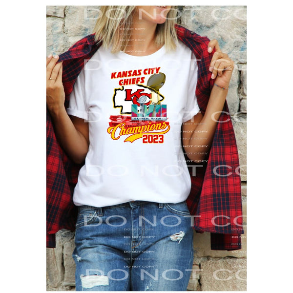 CHIEFS # 9981 Sublimation transfers - Heat Transfer Graphic