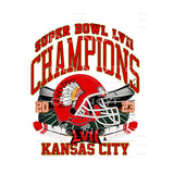 CHIEFS # 9983 Sublimation transfers - Heat Transfer Graphic