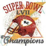 Chiefs # 9989 Sublimation transfers - Heat Transfer Graphic