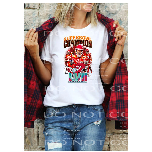 CHIEFS # 9995 Sublimation transfers - Heat Transfer Graphic