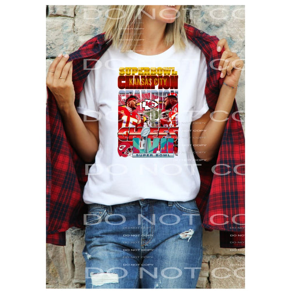 CHIEFS # 9996 Sublimation transfers - Heat Transfer Graphic
