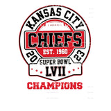 CHIEFS # 9997 Sublimation transfers - Heat Transfer Graphic