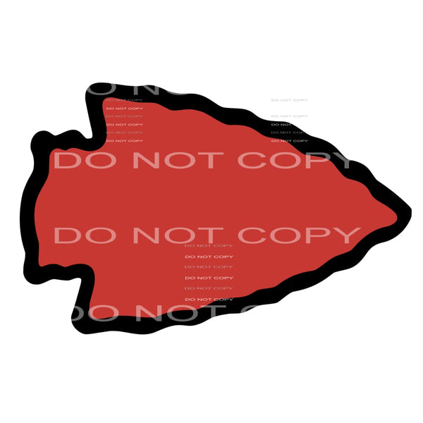 chiefs arrowhead # 8049 Sublimation transfers - Heat