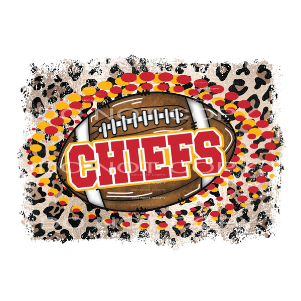 Chiefs football # 55526 Sublimation transfers - Heat 