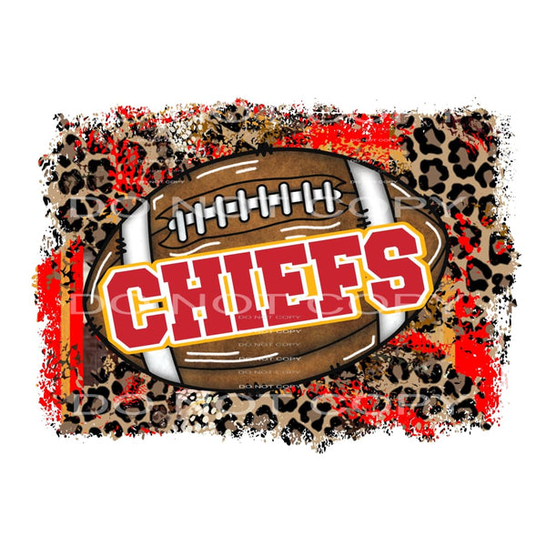 Chiefs football # 55527 Sublimation transfers - Heat 