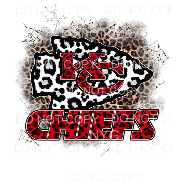 Chiefs Football # 822 Sublimation transfers - Heat Transfer