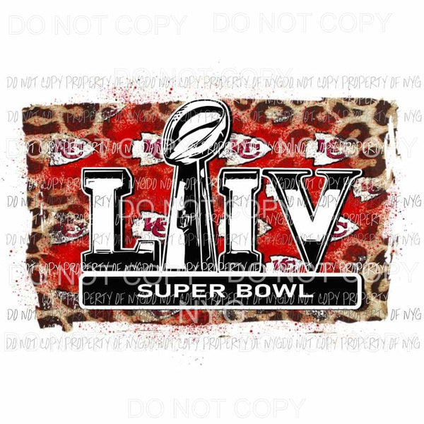 Chiefs KC Superbowl Champs # 5 Sublimation transfers Heat Transfer