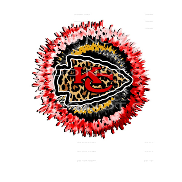 Chiefs Splatter 1 Sublimation transfers - Heat Transfer