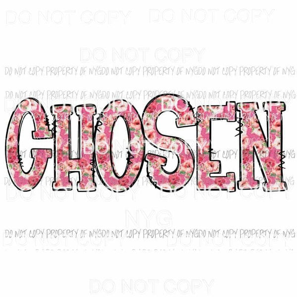CHOSEN # 3 Sublimation transfers Heat Transfer