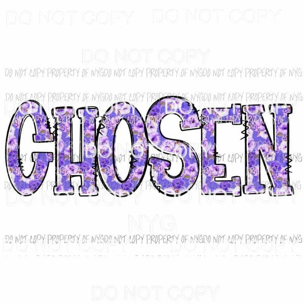 CHOSEN # 5 Sublimation transfers Heat Transfer