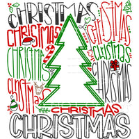 Christmas #7391 Sublimation transfers - Heat Transfer