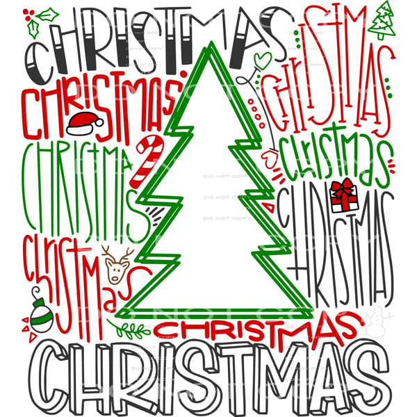 Christmas #7391 Sublimation transfers - Heat Transfer