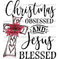 christmas and jesus Sublimation transfers Heat Transfer