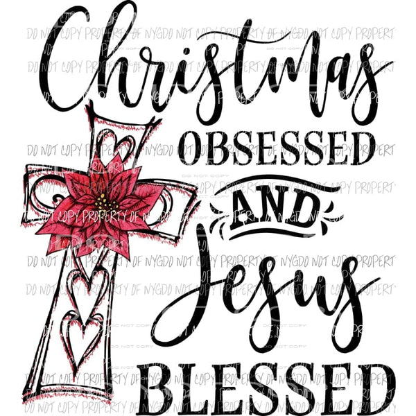 christmas and jesus Sublimation transfers Heat Transfer