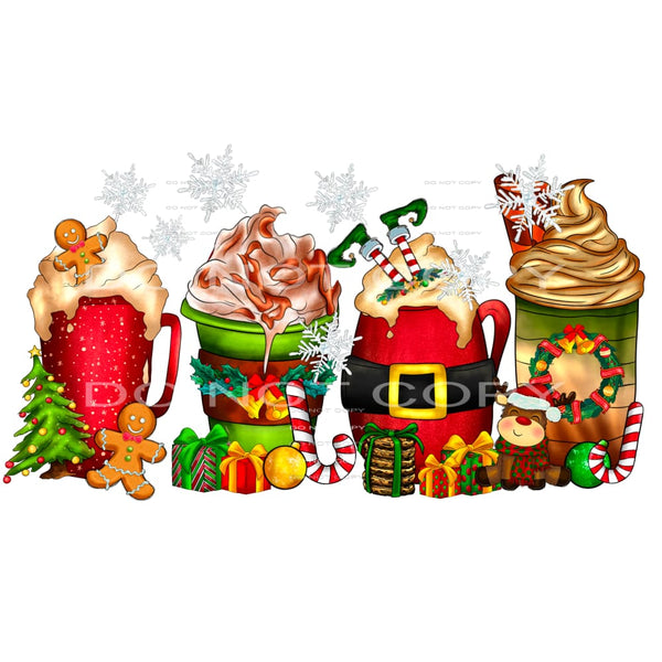 Christmas Coffee # 1024 Sublimation transfers - Heat 