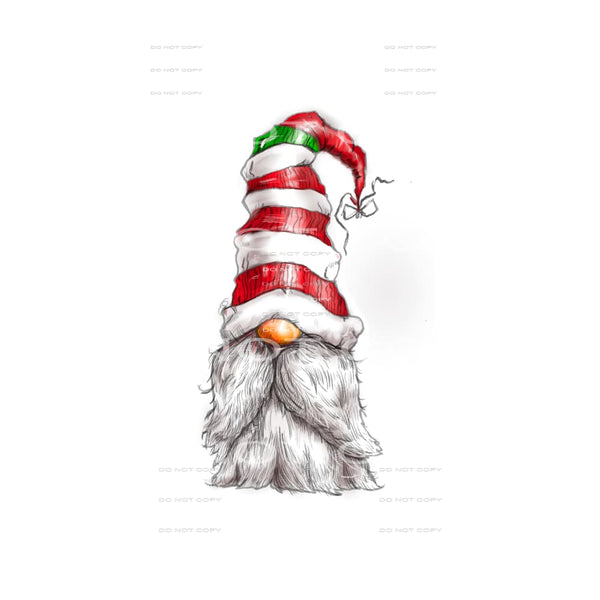 christmas gnome #6130 Sublimation transfers - Heat Transfer