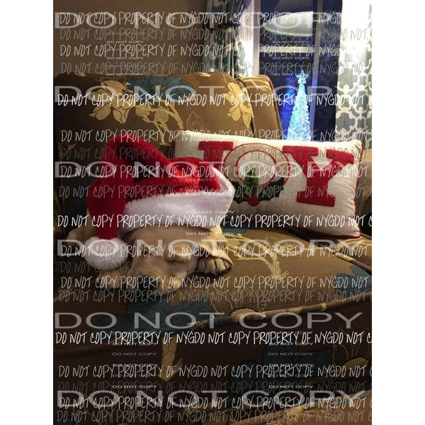 Christmas Puppy Sublimation transfers Heat Transfer