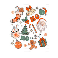 christmas retro # 2290 Sublimation transfers - Heat Transfer