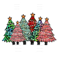 Christmas trees #7541 Sublimation transfers - Heat Transfer