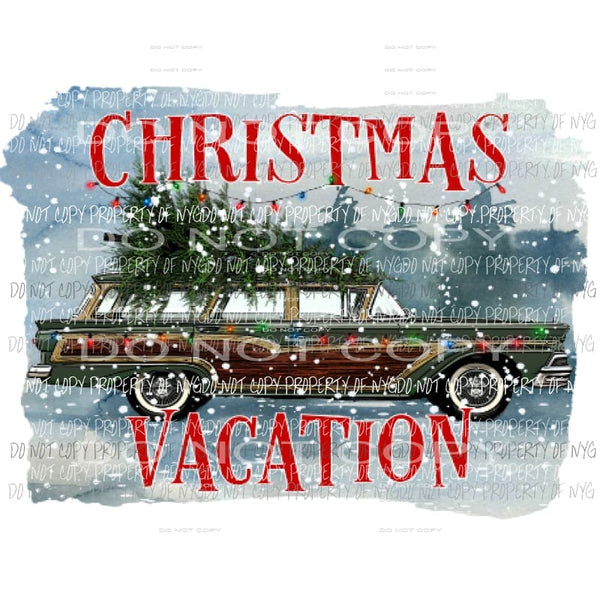 Christmas Vacation - Sublimation transfers Heat Transfer