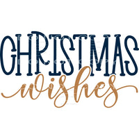 Christmas wishes #7393 Sublimation transfers - Heat Transfer