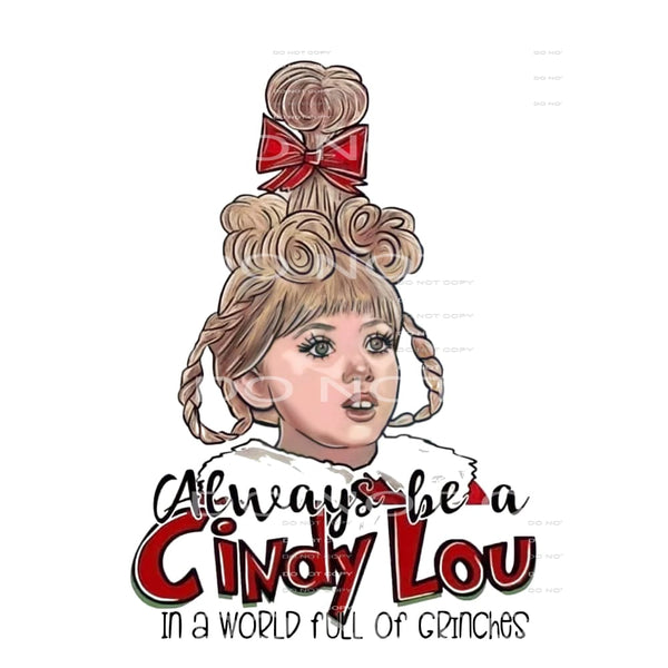 Cindy Lou # 2152 Sublimation transfers - Heat Transfer